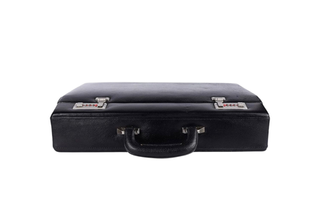 Premium Black Leather Briefcase